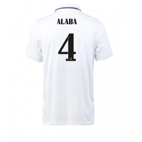 Dres Real Madrid David Alaba #4 Domaci 2022-23 Kratak Rukav